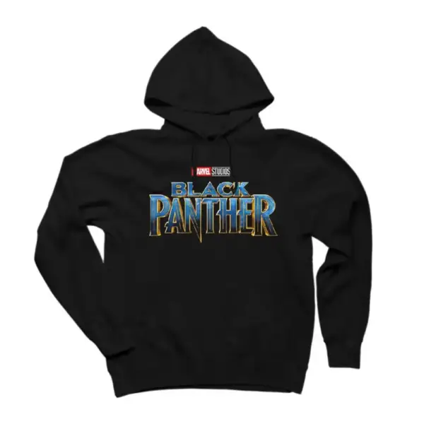 Black Panther Logo Hoodie, Black Panther Logo Hooded Sweatshirt