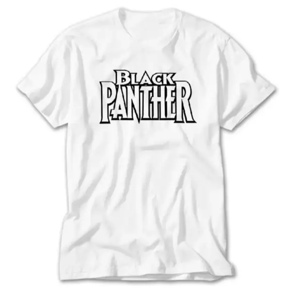 Black Panther T-Shirt, Black Panther Logo Tee Shirt