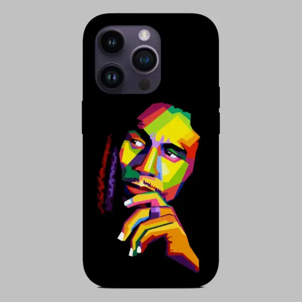 Bob Marley One Love iPhone 14 Silicon Phone Case