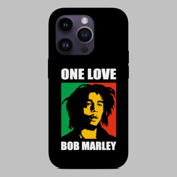 Bob Marley One Love iPhone 14 Silicon Phone Case