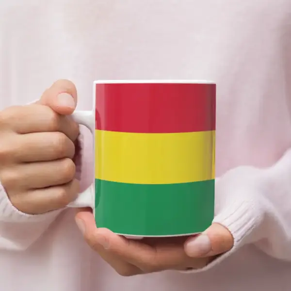 Bolivia Flag Coffee Mug, Bolivia's National Flag Mug