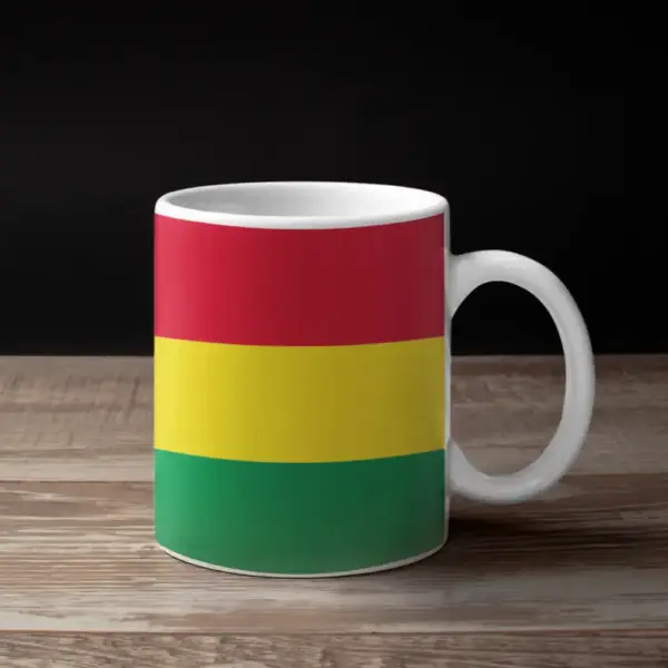 Bolivia Flag Coffee Mug, Bolivia's National Flag Mug - Image 2