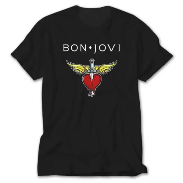Bon Jovi T-Shirt, Bon Jovi Logo Tee Shirt