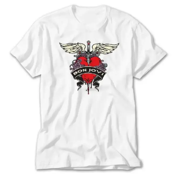 Bon Jovi T-Shirt, Bon Jovi Logo Tee Shirt