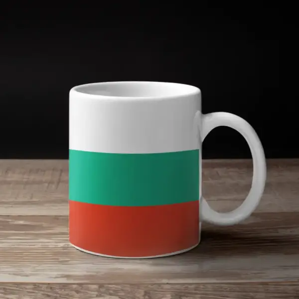 Bulgaria Flag Coffee Mug, Bulgaria's National Flag Mug - Image 2
