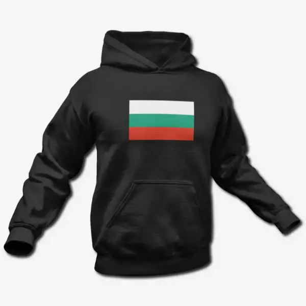 Bulgaria Flag Hoodie, Bulgaria's National Flag Hooded Sweatshirt