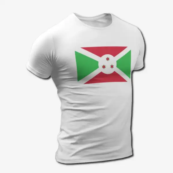 Burundi Flag T-Shirt, Burundi's National Flag Tee Shirt