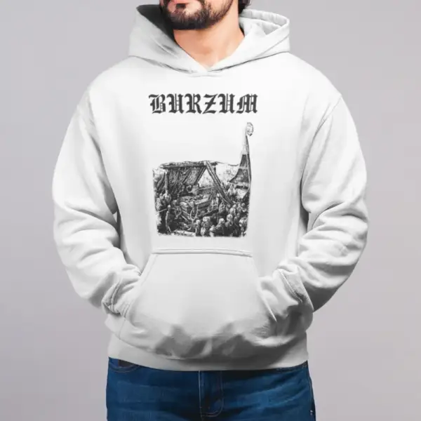Burzum Hoodie, Burzum Artwork Hooded Sweatshirt - Image 2