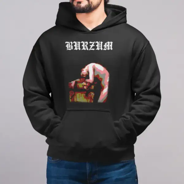 Burzum Hoodie, Burzum Fallen Hooded Sweatshirt - Image 2