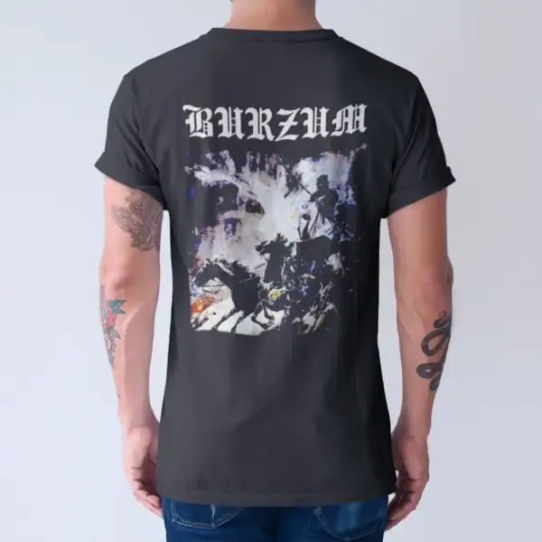 Burzum T-Shirt, Burzum Sol austan Mani vestan Tee-Shirt - Image 3