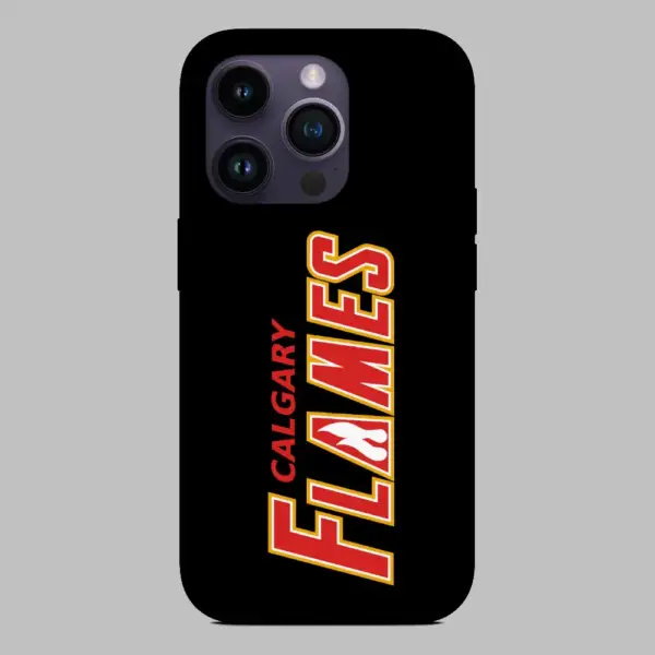Calgary Flames Logo iPhone 14 Silicon Case