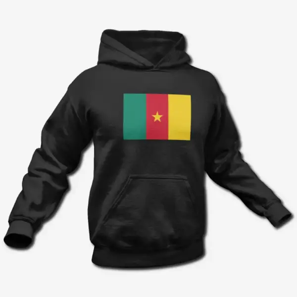 Cameroon Flag Hoodie, Cameroon's National Flag Hooded Sweatshirt