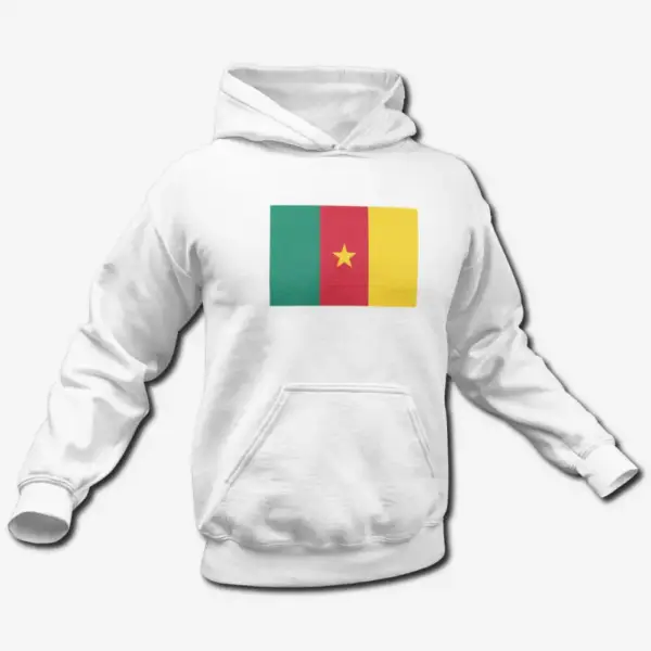 Cameroon Flag Hoodie, Cameroon's National Flag Hooded Sweatshirt