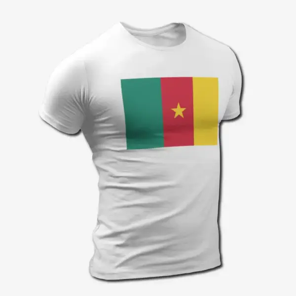Cameroon Flag T-Shirt, Cameroon's National Flag Tee Shirt