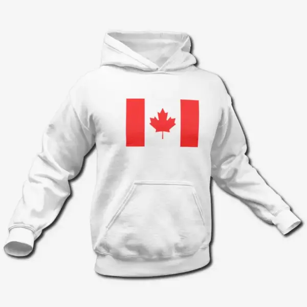 Canada Flag Hoodie, Canada's National Flag Hooded Sweatshirt