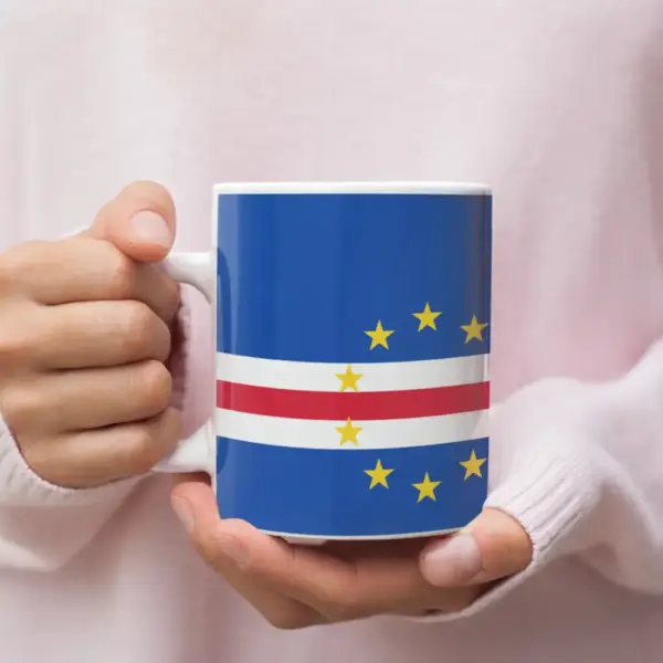 Cape Verde Flag Coffee Mug, Cape Verde's National Flag Mug