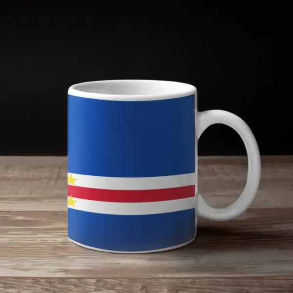 Cape Verde Flag Coffee Mug, Cape Verde's National Flag Mug - Image 2