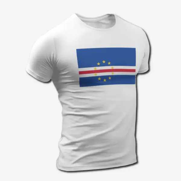 Cape Verde Flag T-Shirt, Cape Verde's National Flag Tee Shirt