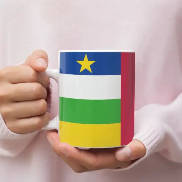 Central African Republic Flag Coffee Mug, Central African Republic's National Flag Mug