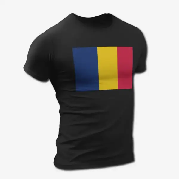 Chad Flag T-Shirt, Chad's National Flag Tee Shirt