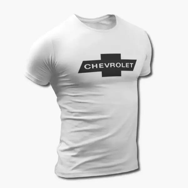 Chevrolet T-Shirt, Chevrolet Logo White Tee Shirt