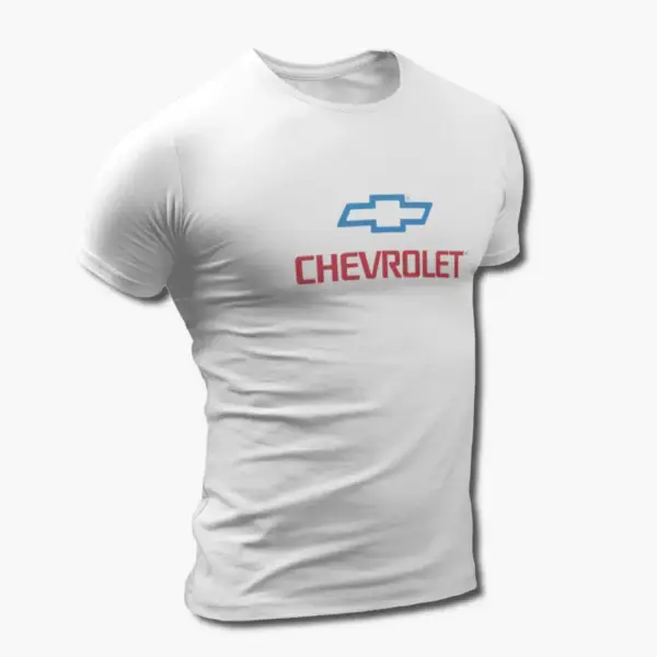 Chevrolet T-Shirt, Chevrolet Logo White Tee Shirt