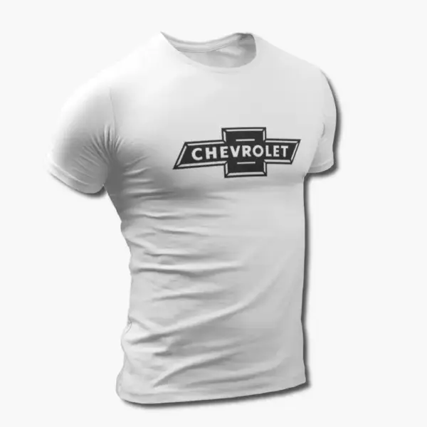 Chevrolet T-Shirt, Chevrolet Logo White Tee Shirt