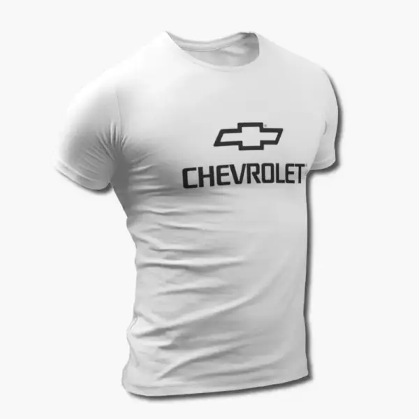 Chevrolet T-Shirt, Chevrolet Logo White Tee Shirt