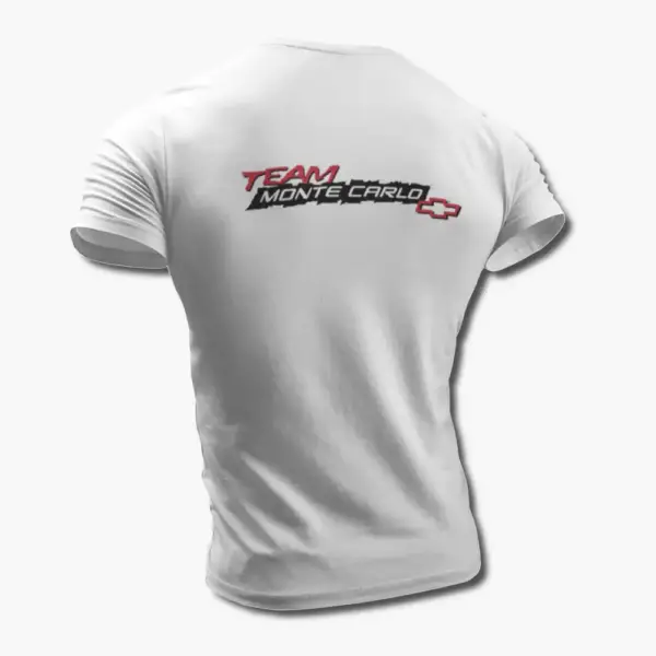 Chevrolet T-Shirt, Chevrolet Team Monte Carlo White Tee Shirt - Image 2