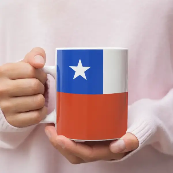 Chile Flag Coffee Mug, Chile's National Flag Mug