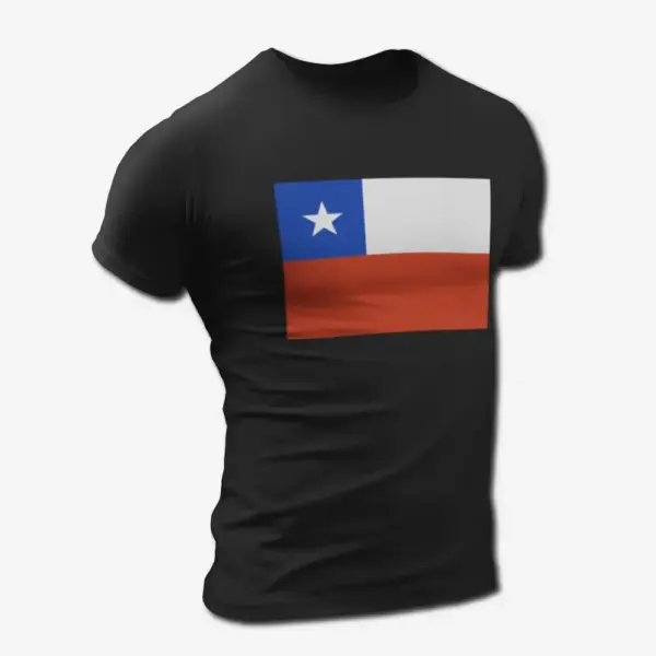 Chile Flag T-Shirt, Chile's National Flag Tee Shirt