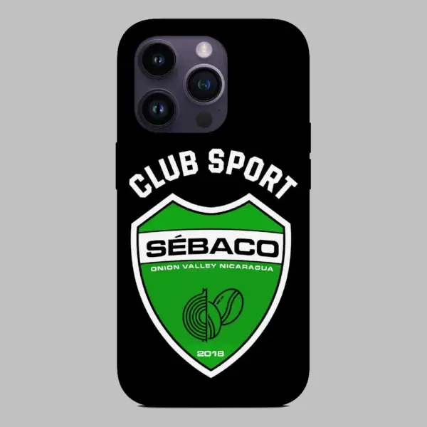 Club Sport Sebaco Logo iPhone 14 Silicon Phone Case