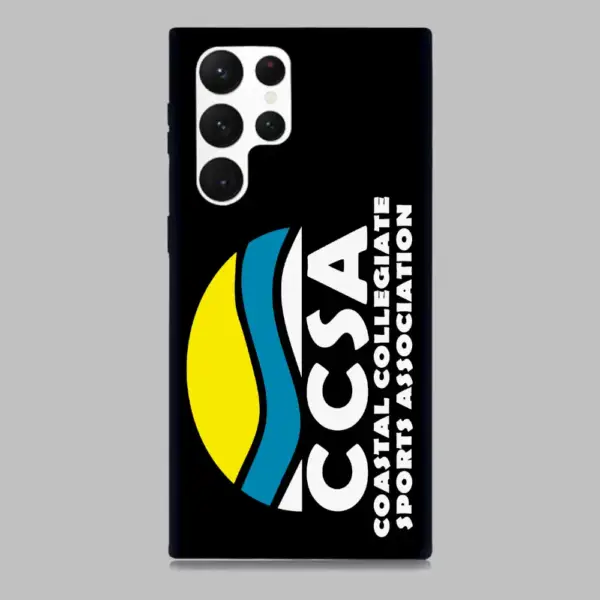 Coastal Collegiate Sports Association CCSA Logo Samsung Galaxy S22 Silicon Phone Case