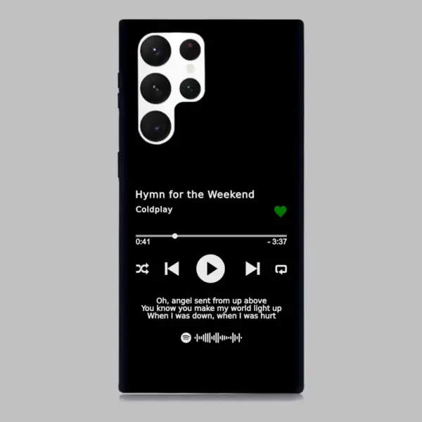 Coldplay Hymn for the Weekend Samsung Galaxy S22 Silicone Phone Case