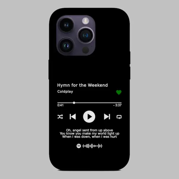 Coldplay Hymn for the Weekend iPhone 14 Silicone Phone Case