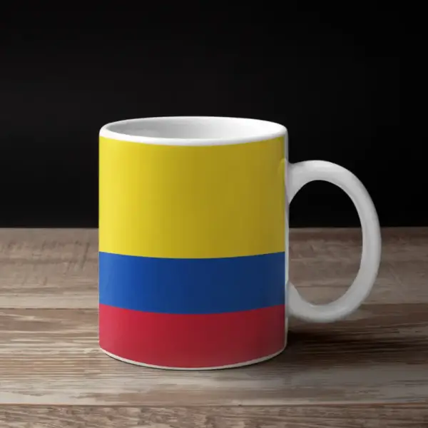 Colombia Flag Coffee Mug, Colombia's National Flag Mug - Image 2