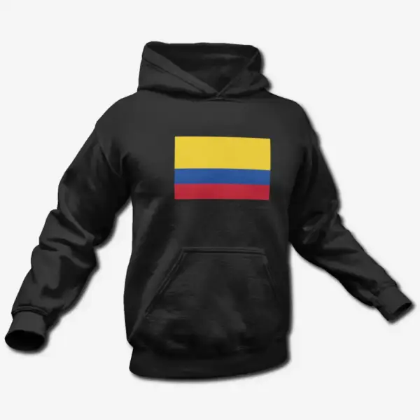 Colombia Flag Hoodie, Colombia's National Flag Hooded Sweatshirt