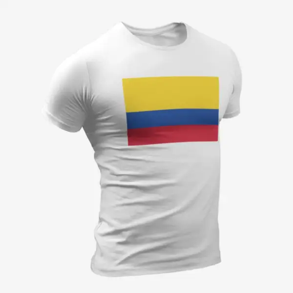 Colombia Flag T-Shirt, Colombia's National Flag Tee Shirt