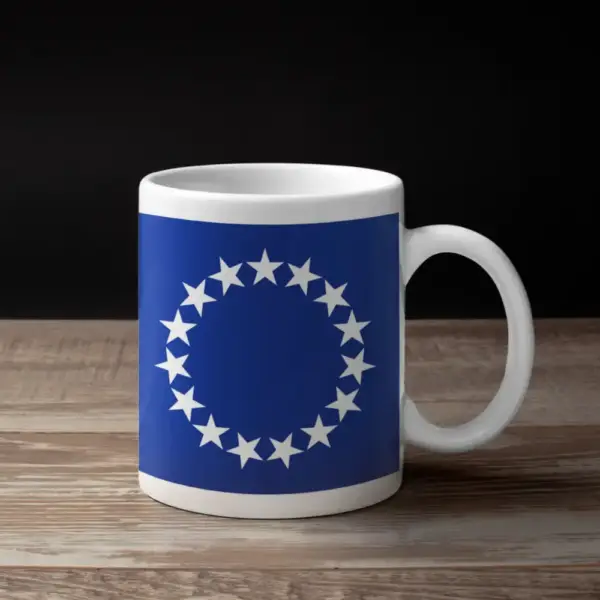 Cook Islands Flag Coffee Mug, Cook Islands's National Flag Mug - Image 2