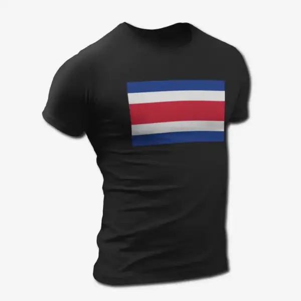 Costa Rica Flag T-Shirt, Costa Rica's National Flag Tee Shirt