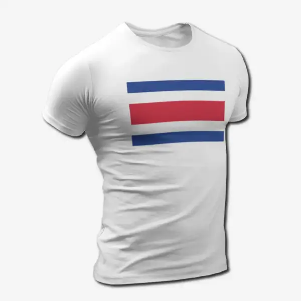 Costa Rica Flag T-Shirt, Costa Rica's National Flag Tee Shirt