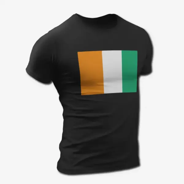 Cote d'Ivoire Flag T-Shirt, Cote d'Ivoire's National Flag Tee Shirt