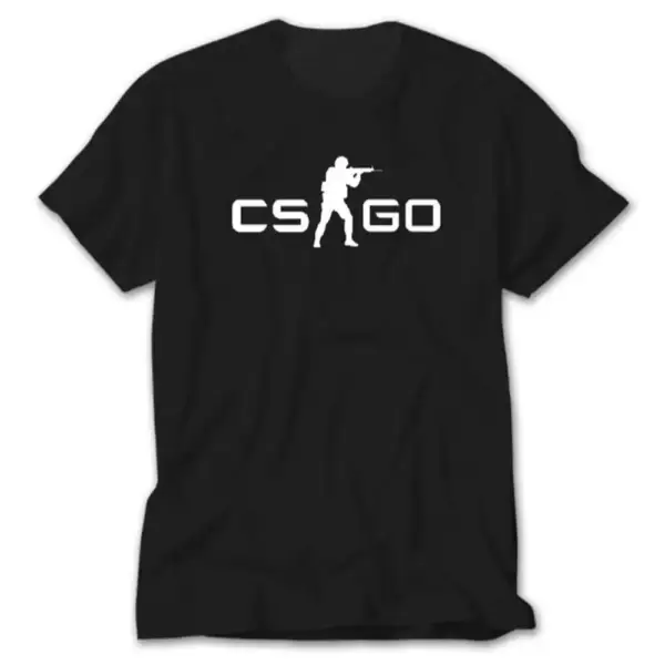 Counter Strike T-Shirt, Counter Strike CSGO Logo Tee Shirt