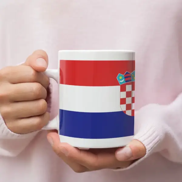 Croatia Flag Coffee Mug, Croatia's National Flag Mug