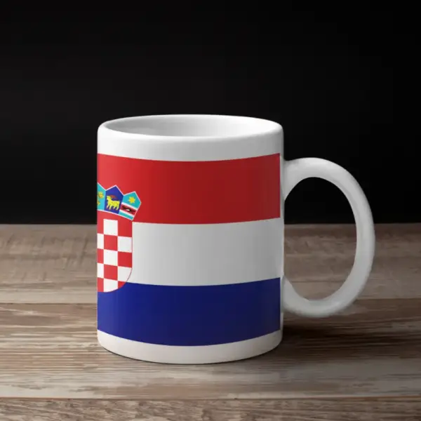 Croatia Flag Coffee Mug, Croatia's National Flag Mug - Image 2
