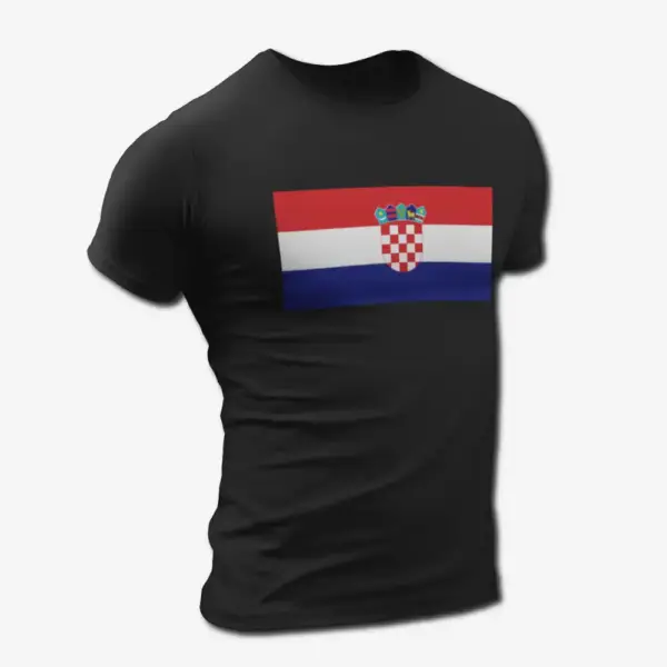 Croatia Flag T-Shirt, Croatia's National Flag Tee Shirt