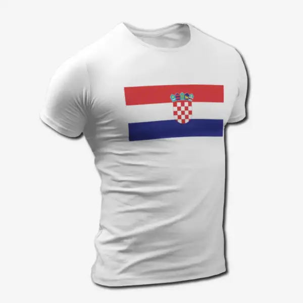 Croatia Flag T-Shirt, Croatia's National Flag Tee Shirt