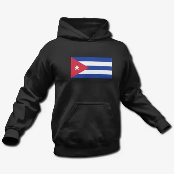 Cuba Flag Hoodie, Cuba's National Flag Hooded Sweatshirt