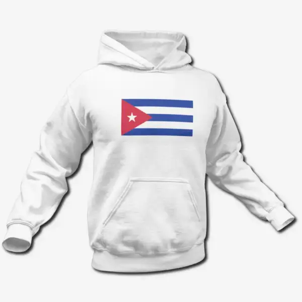 Cuba Flag Hoodie, Cuba's National Flag Hooded Sweatshirt