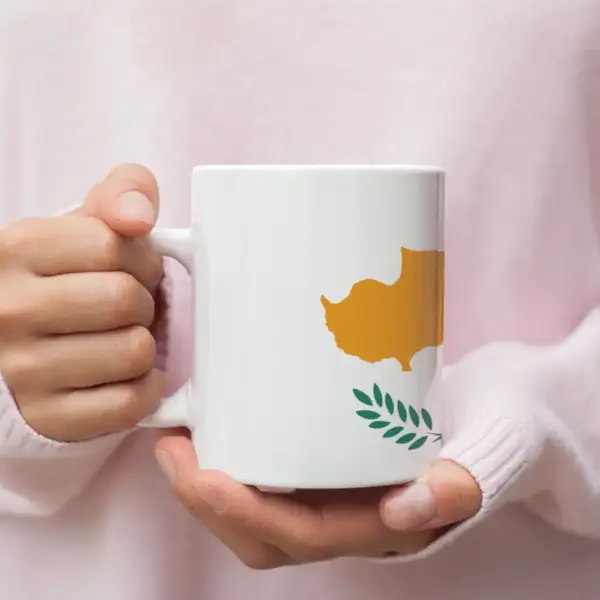 Cyprus Flag Coffee Mug, Cyprus's National Flag Mug